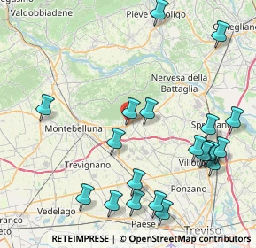 Mappa Via Schiavonesca Nuova, 31040 Giavera del Montello TV, Italia (9.8615)