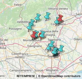 Mappa Via Schiavonesca Nuova, 31040 Giavera del Montello TV, Italia (12.234)