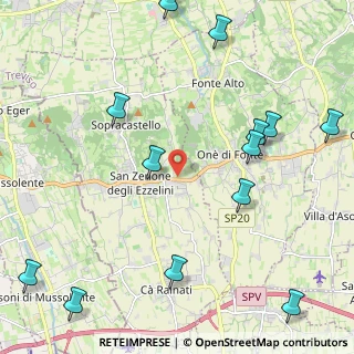 Mappa SS 248, 31020 San Zenone degli Ezzelini TV, Italia (3.02067)