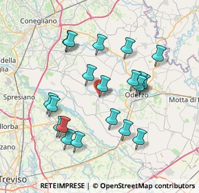 Mappa Via XXIV Maggio, 31024 Ormelle TV, Italia (7.1575)