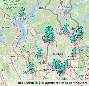 Mappa Via Roncasnino, 21022 Azzate VA, Italia (16.8225)