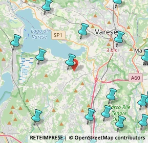 Mappa Via Roncasnino, 21022 Azzate VA, Italia (6.5585)