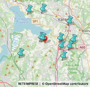 Mappa Via Roncasnino, 21022 Azzate VA, Italia (3.70636)