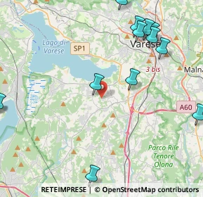 Mappa Via Roncasnino, 21022 Azzate VA, Italia (5.51462)