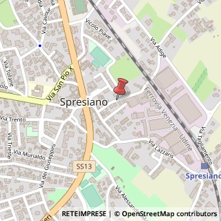 Mappa Via D. Manin, 10, 31027 Spresiano, Treviso (Veneto)