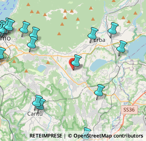 Mappa Via Verdi, 22030 Orsenigo CO, Italia (6.4555)