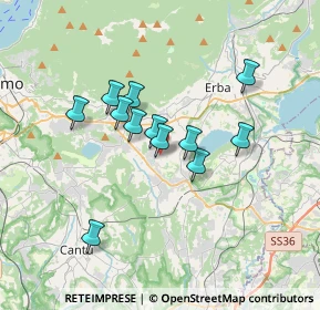 Mappa Via Verdi, 22030 Orsenigo CO, Italia (2.72833)