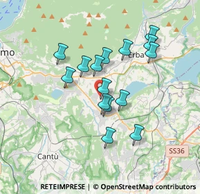 Mappa Via Verdi, 22030 Orsenigo CO, Italia (2.948)