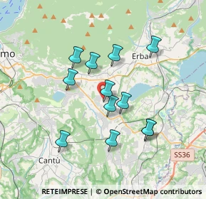 Mappa Via Verdi, 22030 Orsenigo CO, Italia (3.07083)