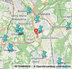 Mappa Via A. Fogazzaro, 21040 Varese VA, Italia (2.98067)