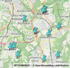 Mappa Via A. Fogazzaro, 21040 Varese VA, Italia (2.47417)