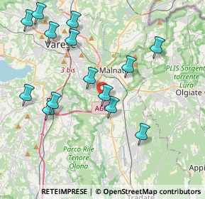 Mappa Via A. Fogazzaro, 21040 Varese VA, Italia (4.33643)