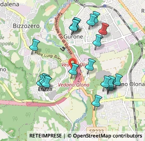Mappa Via A. Fogazzaro, 21040 Varese VA, Italia (0.981)