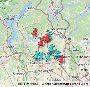 Mappa Via A. Fogazzaro, 21040 Varese VA, Italia (8.58429)