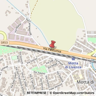 Mappa Via Postumia, 26, 31045 Motta di Livenza, Treviso (Veneto)