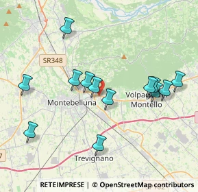 Mappa Via Crociera, 31044 Montebelluna TV, Italia (3.87923)