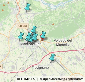 Mappa Via Schiavonesca Priula, 31044 Montebelluna TV, Italia (2.71636)