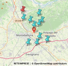 Mappa Via Crociera, 31044 Montebelluna TV, Italia (2.92545)