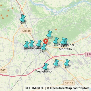 Mappa Via Crociera, 31044 Montebelluna TV, Italia (3.60308)