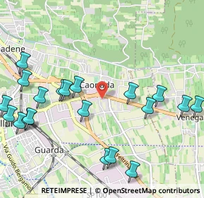 Mappa Via Schiavonesca Priula, 31044 Montebelluna TV, Italia (1.292)