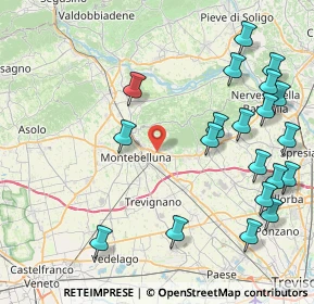 Mappa Via Crociera, 31044 Montebelluna TV, Italia (10.1545)