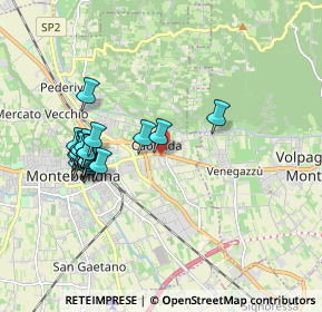 Mappa Via Schiavonesca Priula, 31044 Montebelluna TV, Italia (1.793)