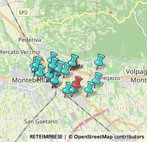 Mappa Via Schiavonesca Priula, 31044 Montebelluna TV, Italia (1.3245)