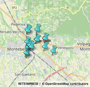 Mappa Via Schiavonesca Priula, 31044 Montebelluna TV, Italia (1.336)