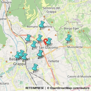 Mappa Via Albinoni, 36060 Romano D'ezzelino VI, Italia (1.80417)