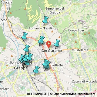 Mappa Via Albinoni, 36060 Romano D'ezzelino VI, Italia (2.179)