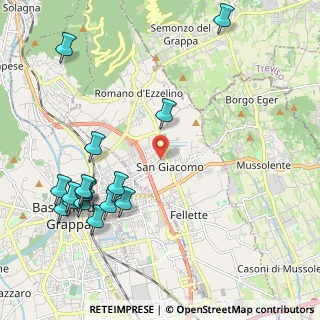 Mappa Via Albinoni, 36060 Romano D'ezzelino VI, Italia (2.53688)