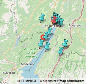 Mappa 25010 Tremosine sul Garda BS, Italia (12.8435)