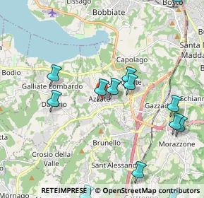 Mappa 21022 Azzate VA, Italia (3.15789)
