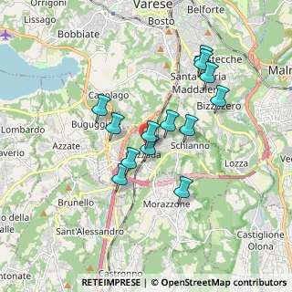 Mappa Gazzada, 21045 Gazzada Schianno VA, Italia (1.47846)