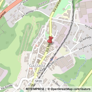 Mappa Via roma 21/a, 21045 Gazzada Schianno, Varese (Lombardia)