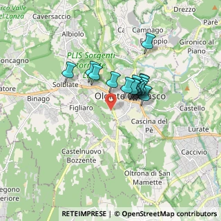 Mappa Via per Lomazzo, 22077 Olgiate Comasco CO, Italia (1.17063)