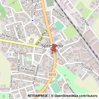 Mappa Via Luciano Piazza, 9, 31027 Spresiano, Treviso (Veneto)