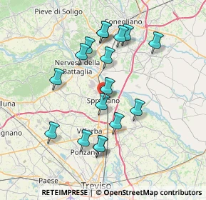 Mappa Piazza Luciano Rigo, 31027 Spresiano TV, Italia (6.97471)