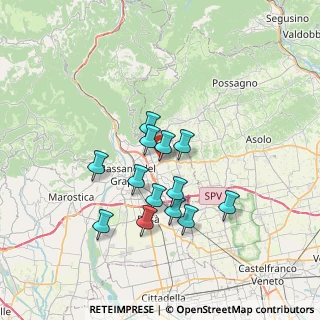 Mappa Via Palazzo Storto, 36060 Romano D'ezzelino VI, Italia (5.74846)