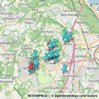 Mappa Piazza Italia, 22079 Villa Guardia CO, Italia (1.51833)