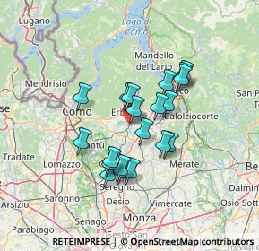 Mappa Via S. Gerolamo Emiliani, 22046 Merone CO, Italia (10.795)