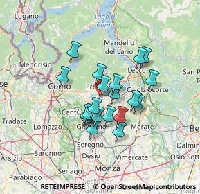 Mappa Via S. Gerolamo Emiliani, 22046 Merone CO, Italia (10.151)