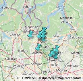 Mappa Via Roncoroni, 22100 Como CO, Italia (8.01667)