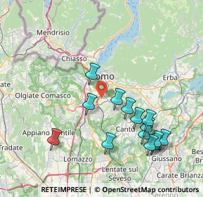 Mappa Via Roncoroni, 22100 Como CO, Italia (8.04929)