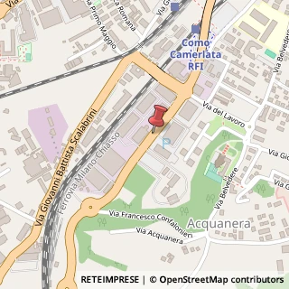 Mappa Via Mariano Tentorio, 28, 22100 Como, Como (Lombardia)