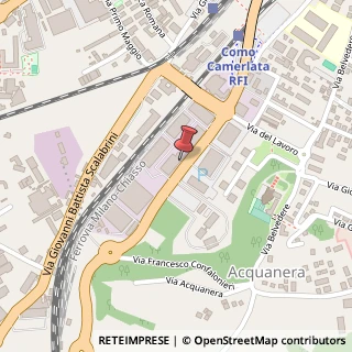 Mappa Via Mariano Tentorio, 20, 22100 Como, Como (Lombardia)