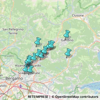 Mappa Via XXIV Maggio, 24020 Cene BG, Italia (6.34467)