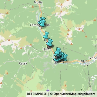 Mappa Via per Rassa, 13023 Campertogno VC, Italia (1.25714)