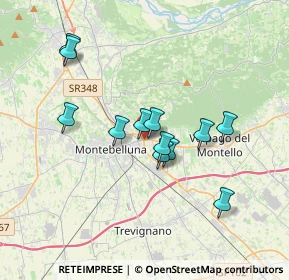 Mappa Via Pontin, 31044 Montebelluna TV, Italia (2.9975)