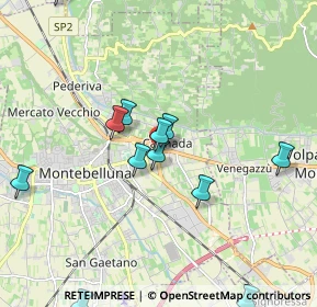 Mappa Via Pontin, 31044 Montebelluna TV, Italia (2.31846)